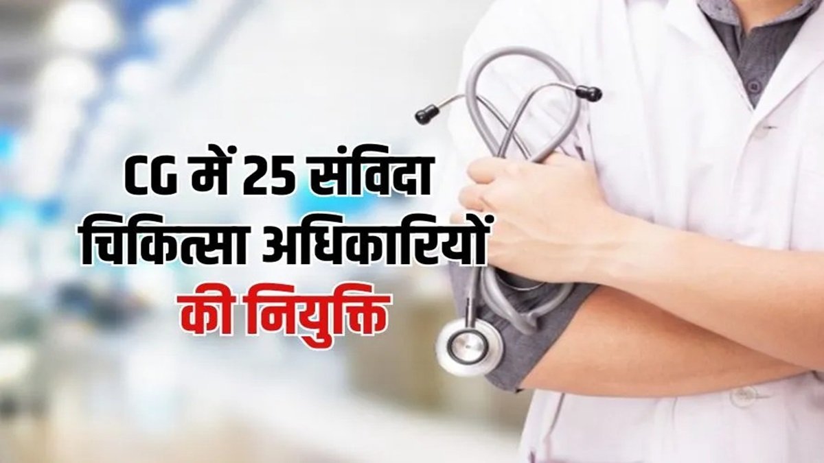 CG NHM Doctors Appointment: NHM कर्मियों की हड़ताल के बीच 25 मेडिकल ऑफिसर्स की और स्पेशलिस्ट की नियुक्ति