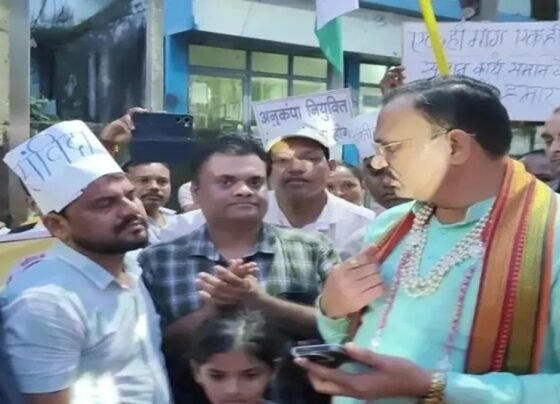 CG NHM Employees Protest