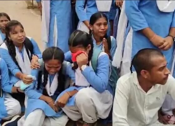 Gariyaband School Merger Protest