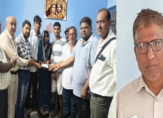 Panchayat Secretary Hiralal Sahu dies in a road accident