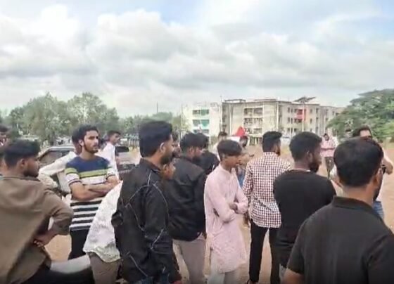 Uproar in college over Garba