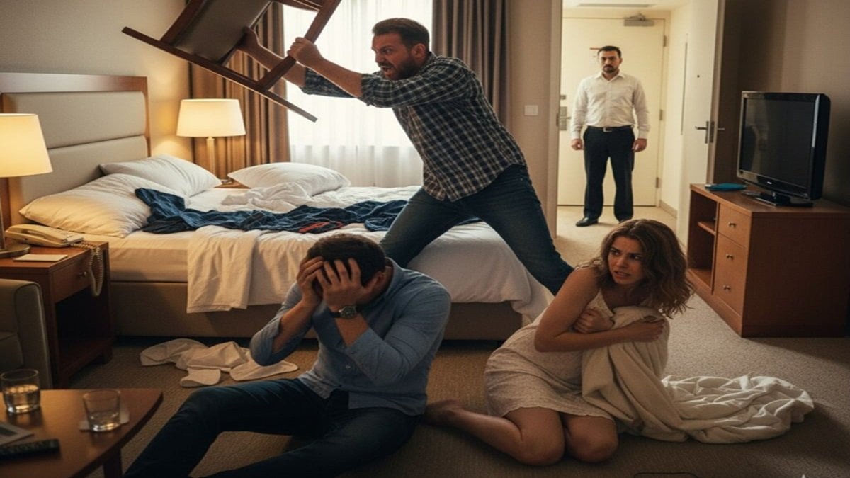 Wife Cheating Husband News : पत्नी पर चढ़ा प्यार का बुखार, प्रेमी संग पहुंची होटल, कमरा खुलवाकर दोनों पर टूट पड़ा पति