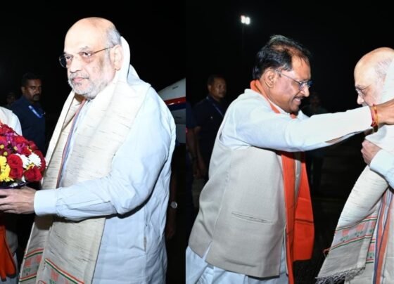 Amit Shah CG Visit News