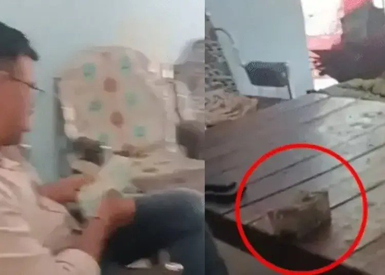 बिलासपुर में कॉन्स्टेबल रिश्वत लेते कैमरे में कैद, पीड़ित ने जमीन गिरवी रखकर दिए 1 लाख 5 हजार रुपए, जानिए पूरा मामला
