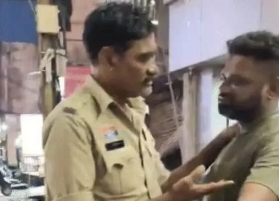 Raipur Police Constable Drunk