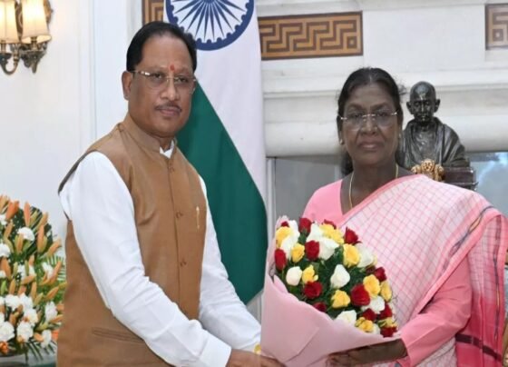 Draupadi Murmu Visti CG