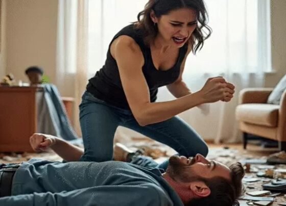 Wife bites husband's private part with her teeth
