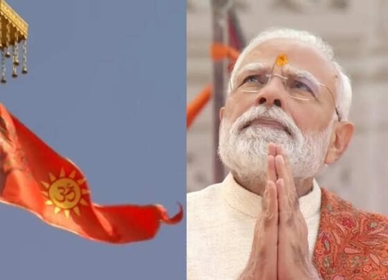 Ayodhya Ram Mandir Dhwajarohan VIDEO