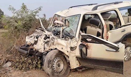 Janjgir-Champa Road Accident News: मातम में कैसी बदली खुशियां, बारात से लौट रही कार की ट्रक से भिड़ंत, 5 लोगों की मौत