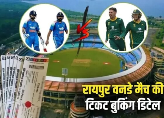 Raipur ODI Match Tickets