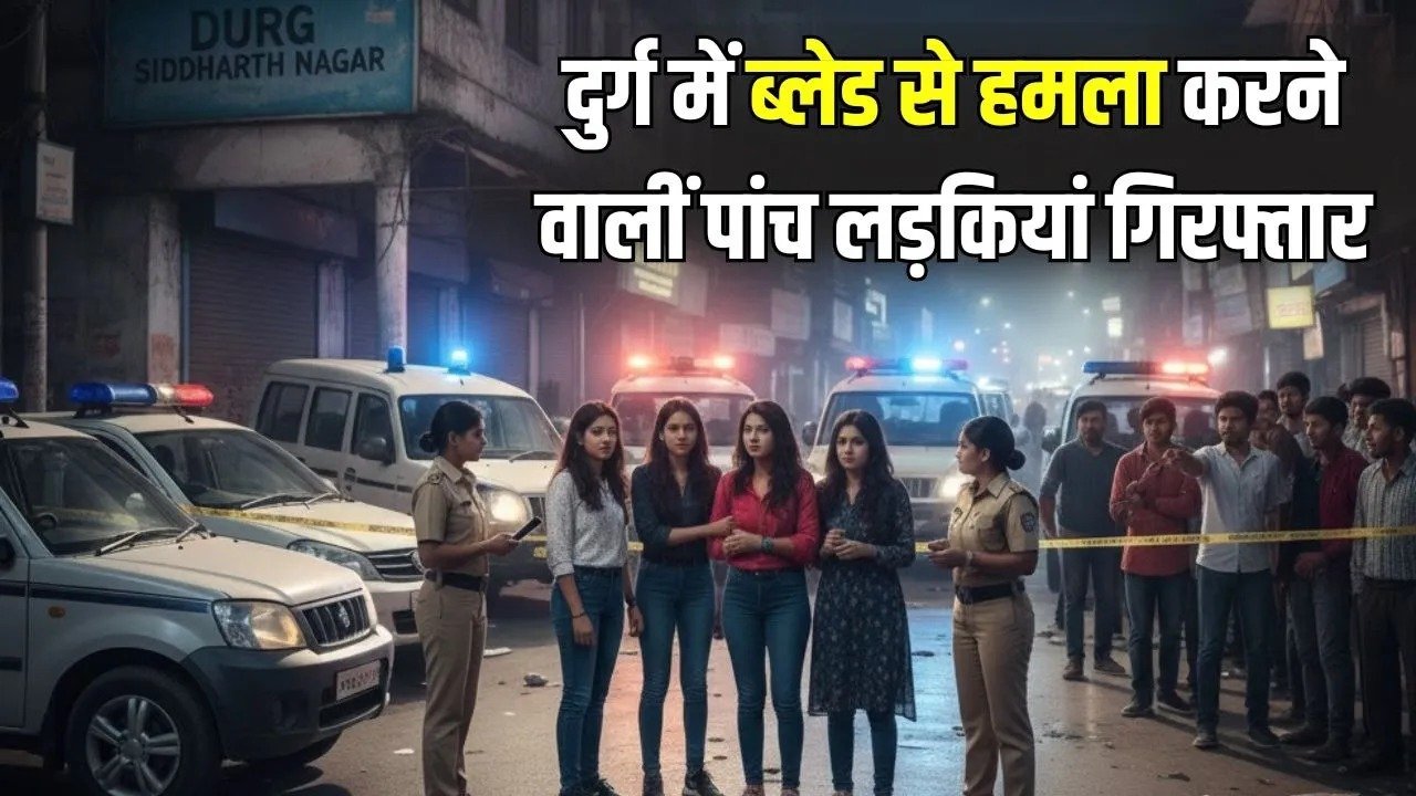 CG News: दुर्ग में रात में उपद्रव मचाने वाली 5 लड़कियां गिरफ्तार, टॉयलेट क्लीनर और ब्लेड से हमला कर कई लोगों को किया घायल, मोहल्ले में दहशत
