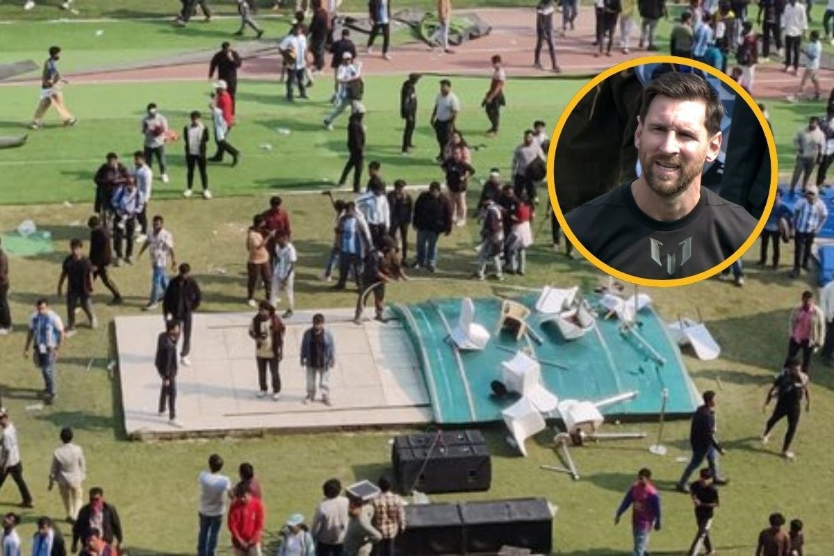 लियोनेल मेसी के प्रोग्राम में हंगामे के बाद एक्शन में कोलकाता पुलिस, आयोजक को हिरासत में लिया