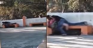 Guna Couple Viral VIDEO : बीसभुजा माता मंदिर पर कपल की अश्लील हरकत, वीडियो सामने आने के बाद पुलिस ने देर रात दबोचा