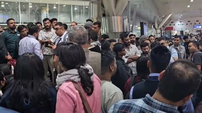 गोवा जा रही थी बारात, कैंसिल हुई इंडिगो की फ्लाइट तो बारातियों ने रायपुर एयरपोर्ट पर हंगामा काट दिया