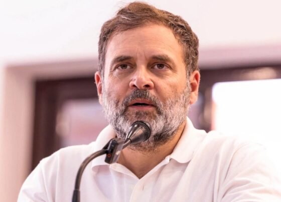 Rahul Ganhdi in Lucknow