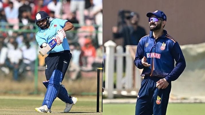 Vijay Hazare Trophy 2025-26 : विजय हजारे ट्रॉफी में RO-KO ने मचाया तहलका, कोहली ने 131, रोहित ने बनाए 155 रन