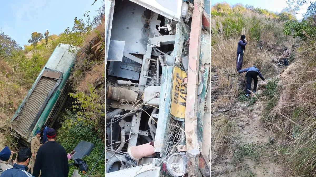 उत्तराखंड के अल्मोड़ा में दर्दनाक हादसा, खाई में गिरी यात्रियों से भरी बस, 7 लोगों के मरने की आशंका