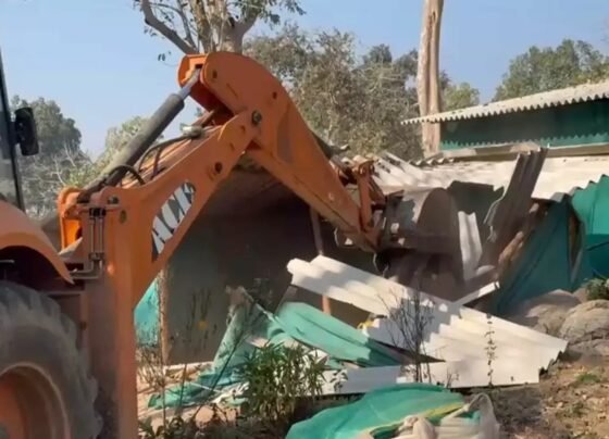 Bijapur Bulldozer Action