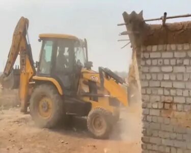 Bulldozer Action in Nava Raipur