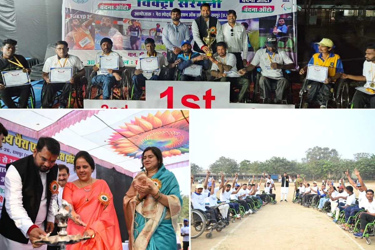 छत्तीसगढ़ पैरा एथलेटिक्स प्रतियोगिता का भव्य शुभारंभ, 250 से अधिक पैरा खिलाड़ियों की एंट्री
