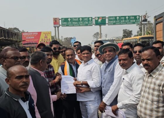 Durg Congress Protest