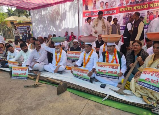 Durg Congress Protest