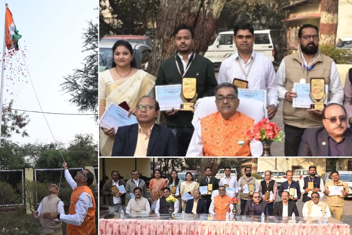 दुर्ग पॉवर कंपनी मुख्यालय में गूंजा राष्ट्रगान, गणतंत्र दिवस पर उत्कृष्ट कर्मचारियों को मिला खास सम्मान