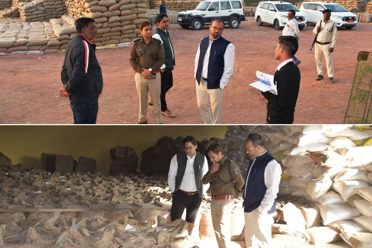 धान खरीदी व्यवस्था में गड़बड़ी पर प्रशासन सख्त, मुंगेली में 14 राइस मिल सील, हजारों क्विंटल धान जब्त