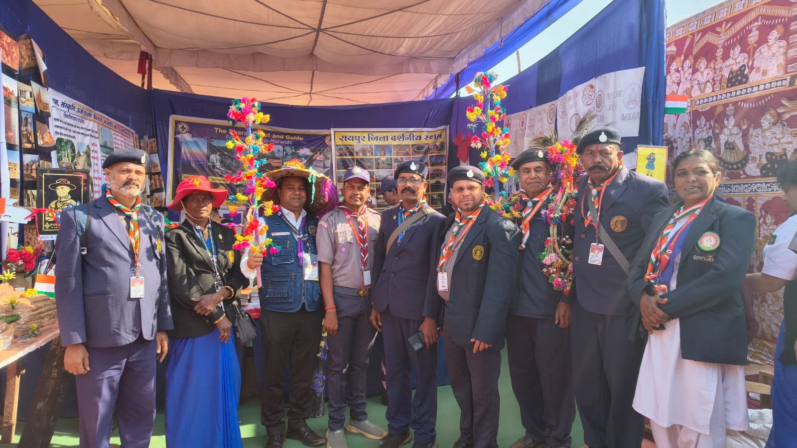 प्रथम राष्ट्रीय रोवर-रेंजर जम्बूरी में दुर्ग जिले का शानदार प्रदर्शन, 206 प्रतिभागियों ने फूड प्लाजा सहित प्रतियोगिताओं में लहराया परचम