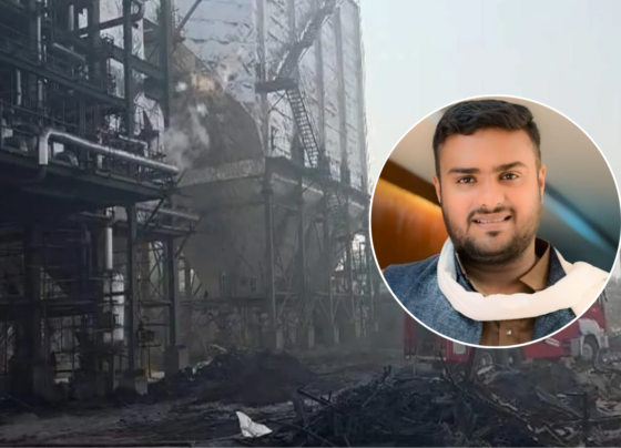 Balodabazar sponge iron factory blast