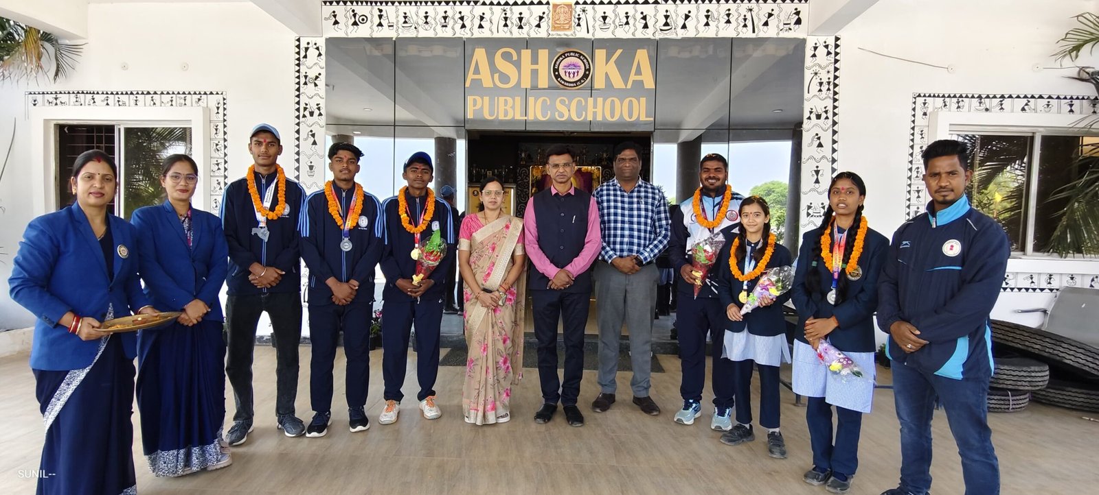 अशोका पब्लिक स्कूल के खिलाड़ियों ने 50 पदक जीतकर रचा इतिहास, सॉफ्टबॉल में छत्तीसगढ़ को दिलाया डबल गोल्ड