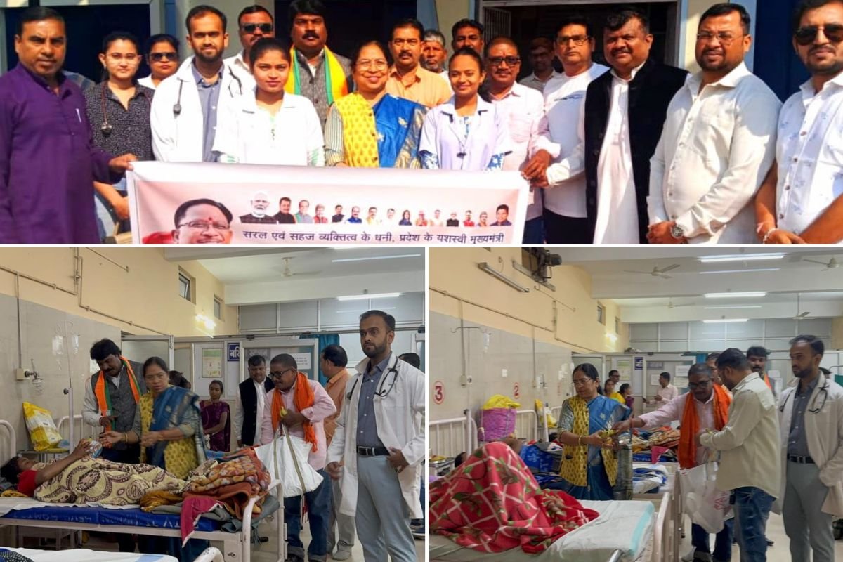 मुख्यमंत्री विष्णुदेव साय के 61वें जन्मदिवस पर भिलाई में सेवा कार्यक्रम, कार्यकर्ताओं ने मरीजों को बांटे 61 किलो फल