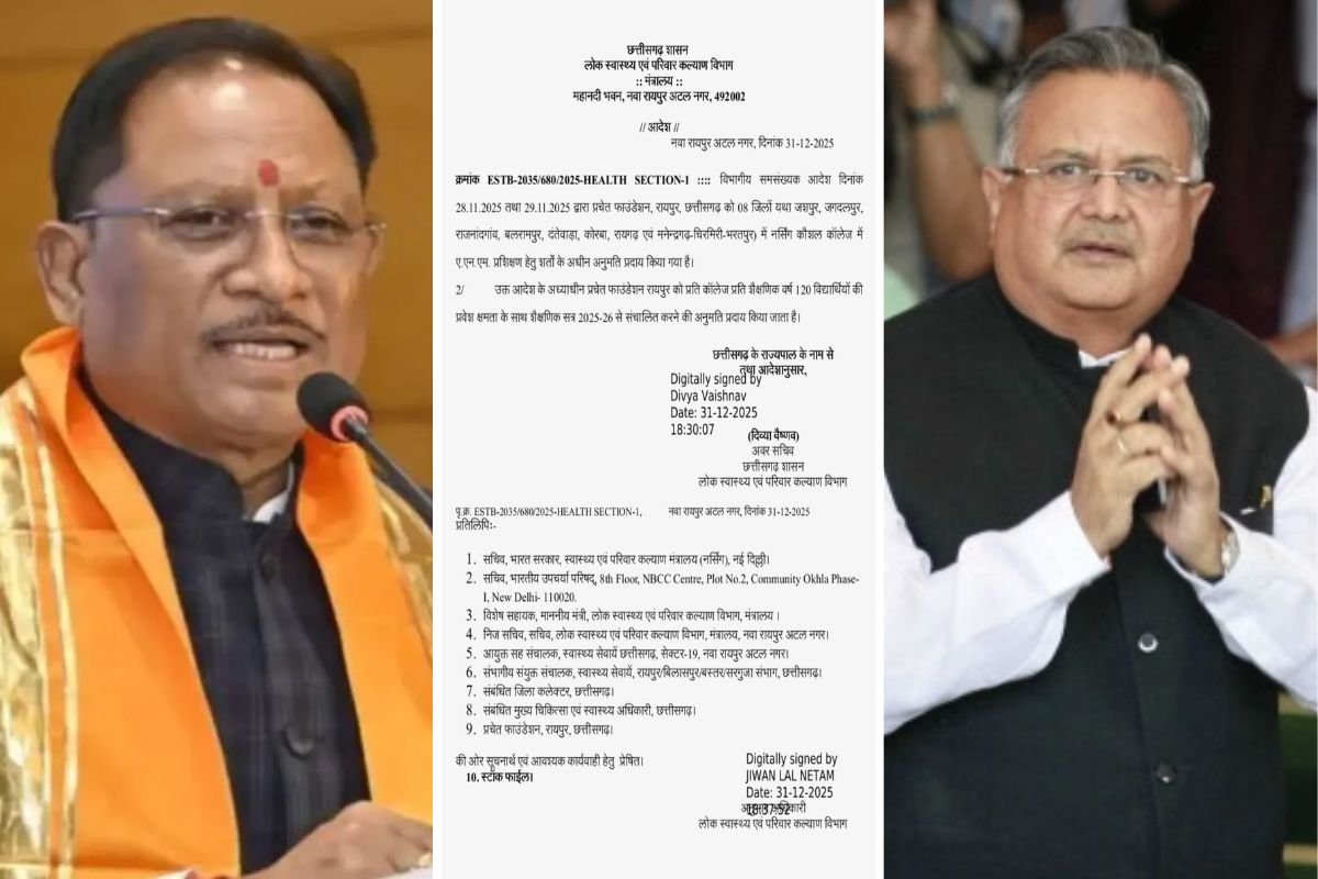 छत्तीसगढ़ के इन जिलों में युवाओं के लिए स्वास्थ्य शिक्षा के खुले नए द्वार, ANM नर्सिंग कौशल कॉलेजों की स्वीकृत