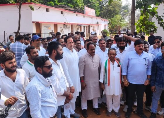 Raipur Congress Protest