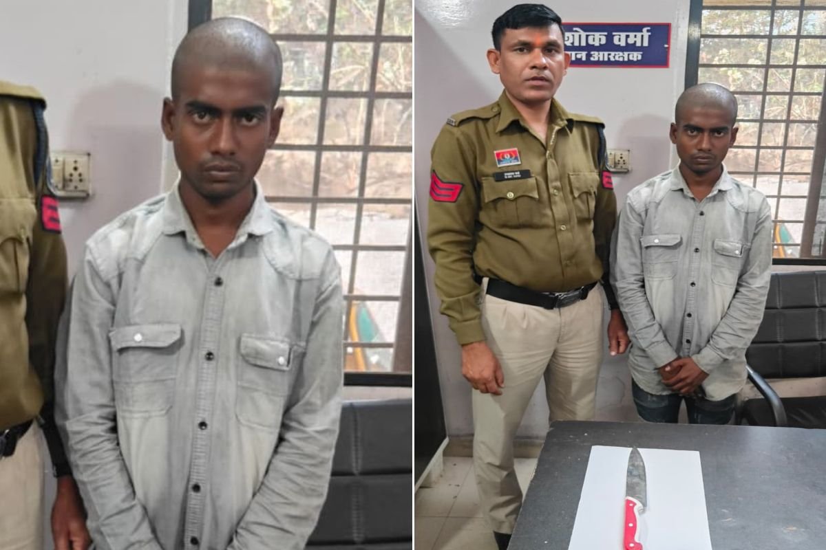 Raipur Crime News: धारदार चाकू लहराकर इलाके में फैला रहा दहशत, खमतराई पुलिस ने बदमाश को घेराबंदी कर दबोचा