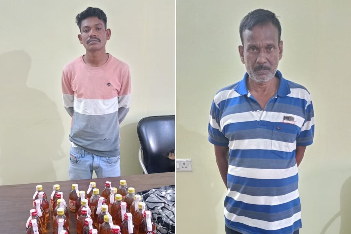 रायपुर पुलिस ने अवैध शराब के खिलाफ चलाया विशेष अभियान, दो आरोपी गिरफ्तार, लाखों की शराब की जब्त