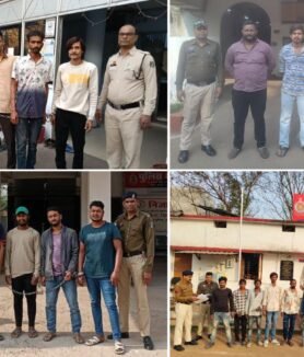 Raipur Police Action on Criminals