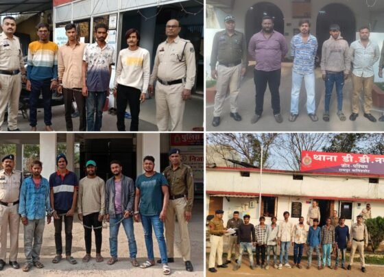 Raipur Police Action on Criminals