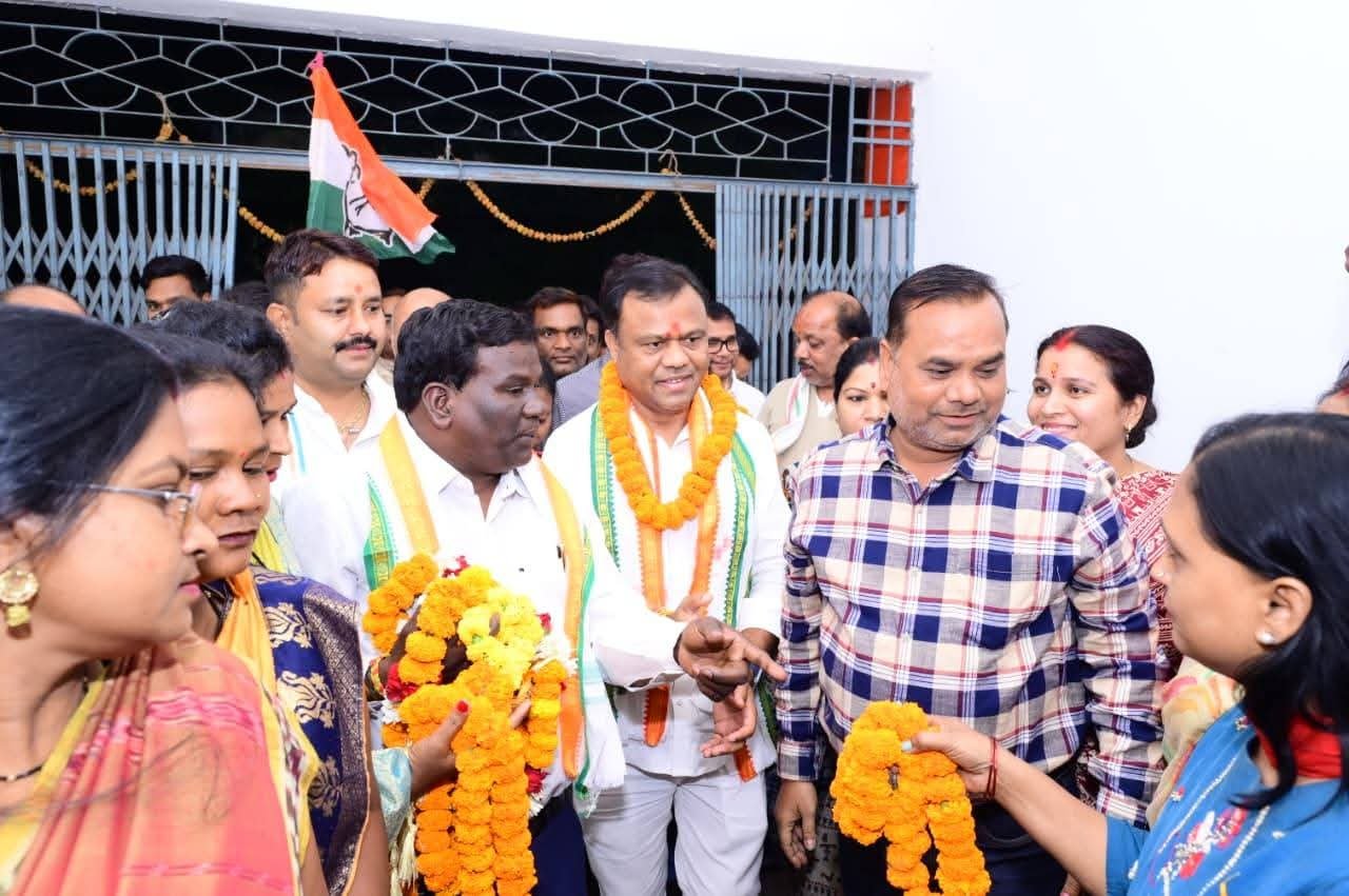 PCC चीफ दीपक बैज का रायगढ़ दौरा, बैठक में बूथ और पंचायत कमेटी गठन पर चर्चा, संगठन विस्तार की रणनीति तैयार