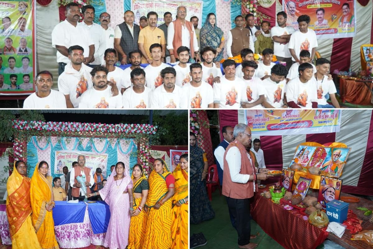 रायपुर में झेरिया धोबी समाज का वार्षिक अधिवेशन, सांसद बृजमोहन अग्रवाल हुए शामिल, युवाओं को डिजिटल और तकनीकी नवाचार अपनाने पर दिया जोर