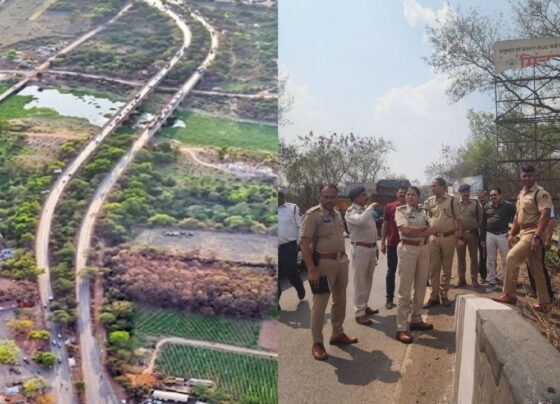 Kharun River Bridge Closed