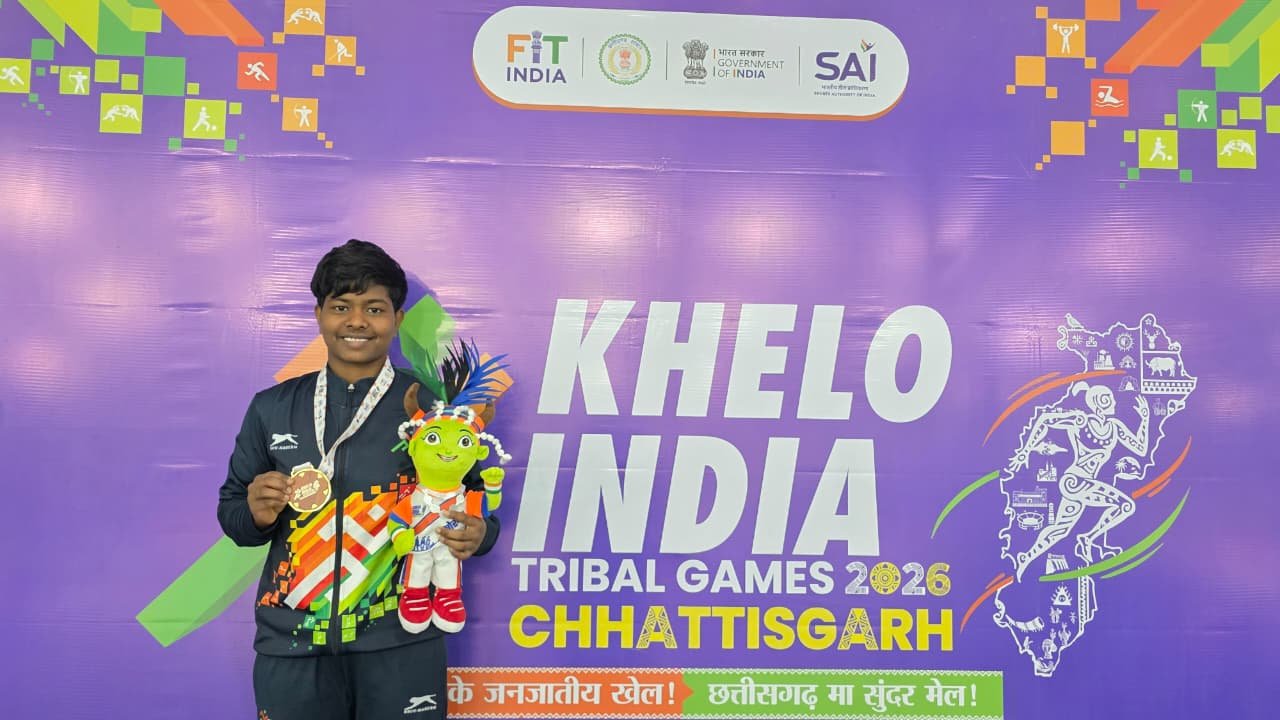 Khelo India Tribal Games 2026 : खेलो इंडिया ट्राइबल गेम्स में झारखंड की पूनम उरांव ने रचा इतिहास, 50 किलोग्राम कुश्ती में जीता स्वर्ण पदक
