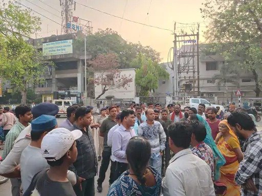Maudhapara Market Action Raipur