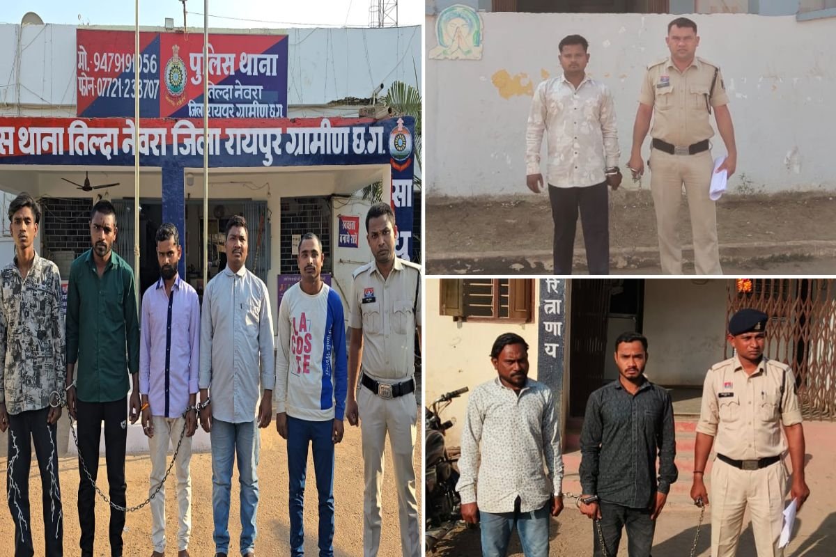 रायपुर ग्रामीण पुलिस की अपराधियों पर शिकंजा, विशेष अभियान चलाकर 18 आरोपियों को किया गिरफ्तार