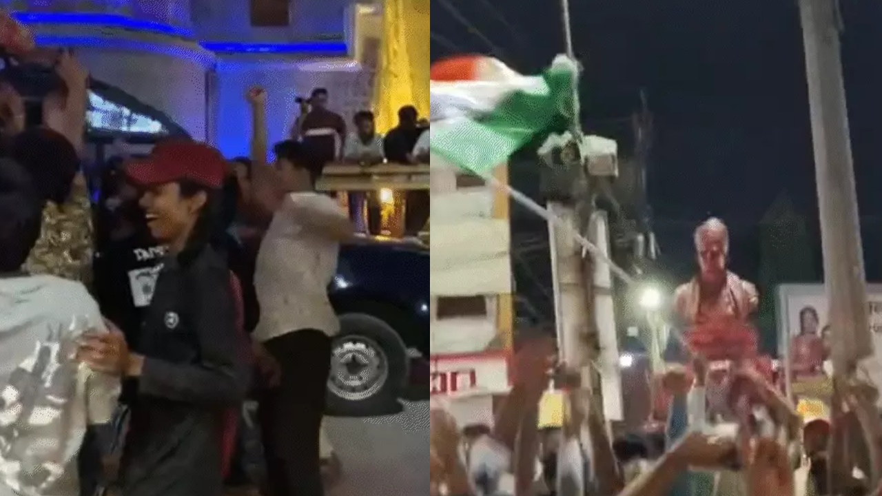 MP News: टी-20 वर्ल्ड कप सेमीफाइनल में भारत की जीत पर मध्यप्रदेश में जश्न, शहर-शहर तिरंगा लेकर सड़कों पर उतरे फैंस