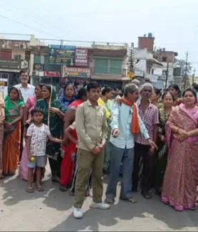 bhilai canal road protest