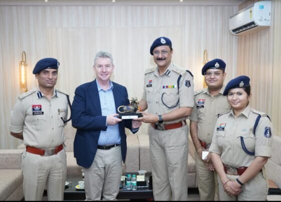 Australia Consulate General Meeting Raipur Police Commissioner