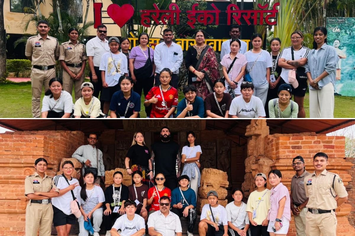 खेलो इंडिया ट्राइबल गेम्स के दौरान सिक्किम फुटबॉल टीम ने छत्तीसगढ़ में देखा रोमांच, संस्कृति और इतिहास का संगम, बारनवापारा और सिरपुर का भी किया दौरा
