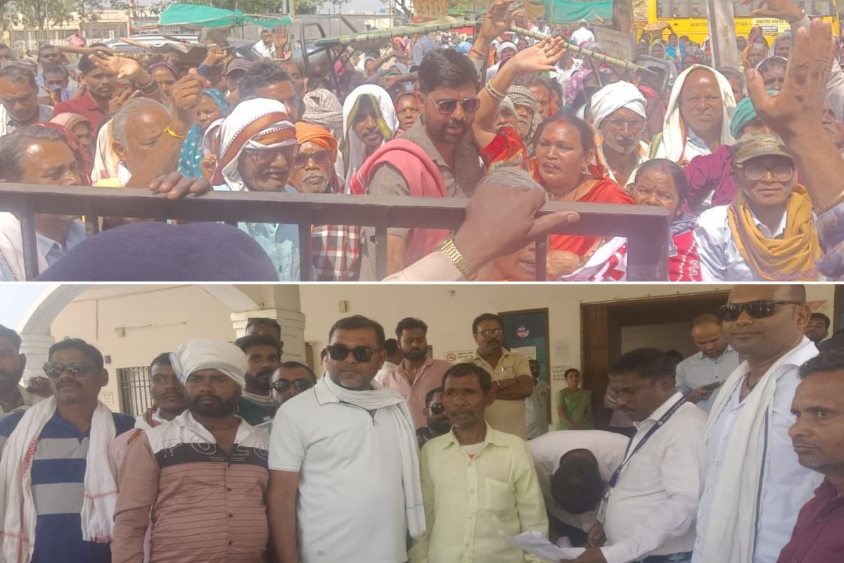 पाटन के हजारों ग्रामीणों का धरना प्रदर्शन, तहसीलदार को ज्ञापन सौंपा, योजनाओं के लाभ नहीं मिलने से भारी आक्रोश