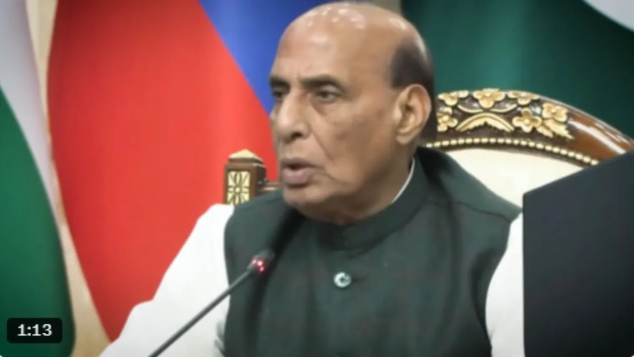 SCO समिट में राजनाथ सिंह का पाकिस्तान पर हमला, बोले– ‘आतंकवाद पर दोहरे मापदंड बर्दाश्त नहीं’